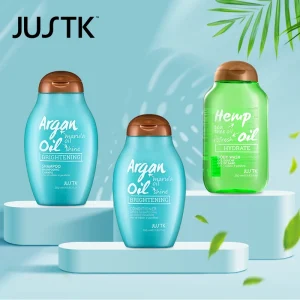 3 Pack Justk Shampoo and Conditioner and Body Wash Set